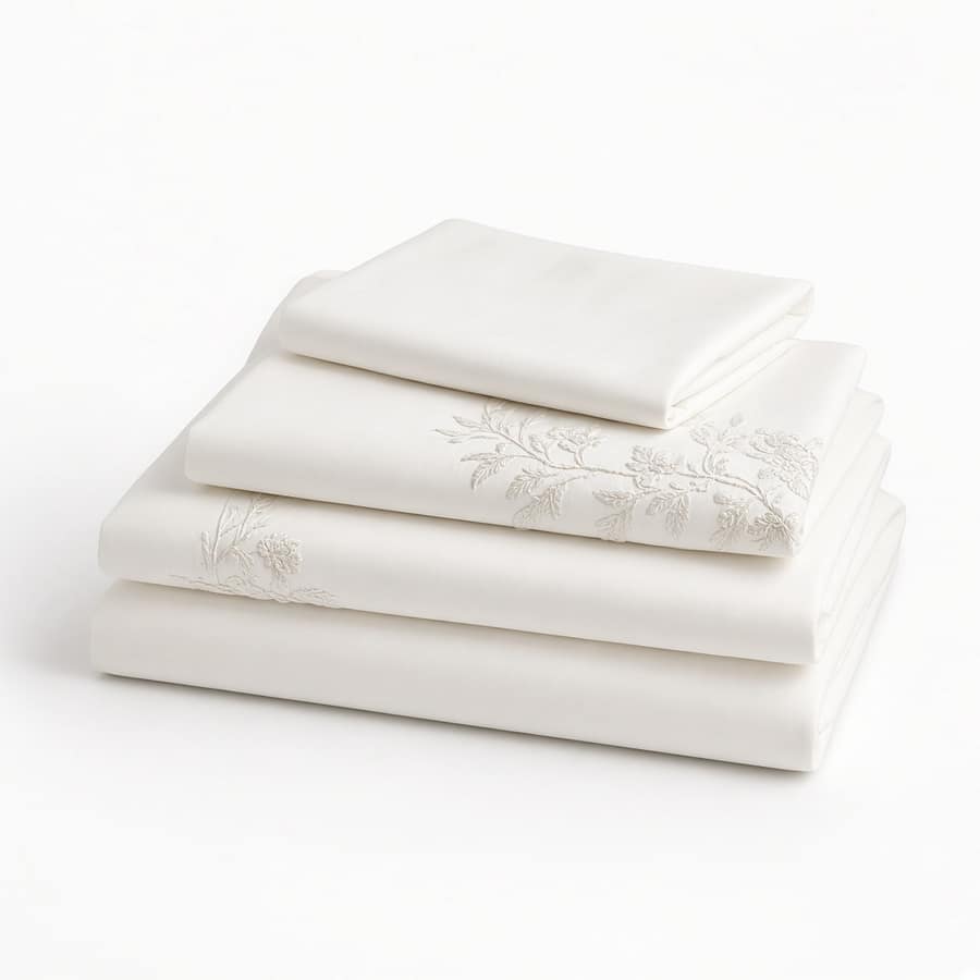 RestHaven Embroidered Bedding Set