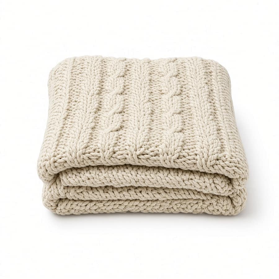 SlumberPeak Chunky Knit Blanket